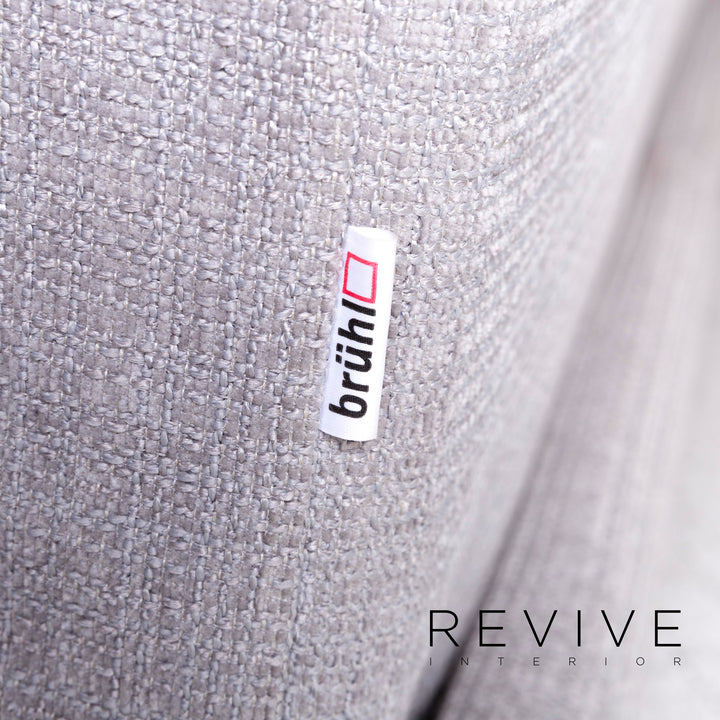 Brühl Moule Stoff Ecksofa Grau Couch #8370