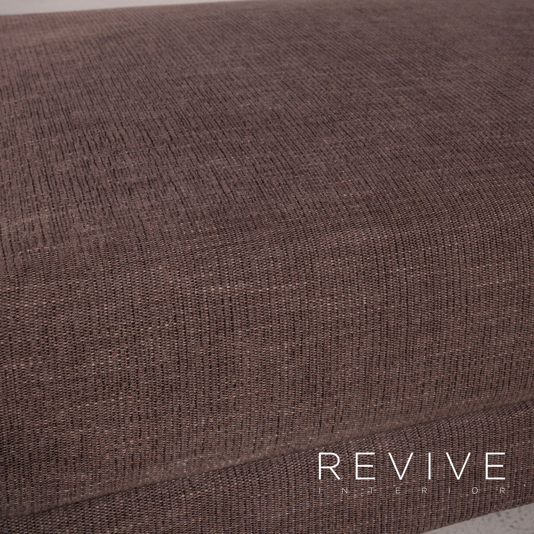 Brühl Moule Designer Stoff Hocker Braun #7503