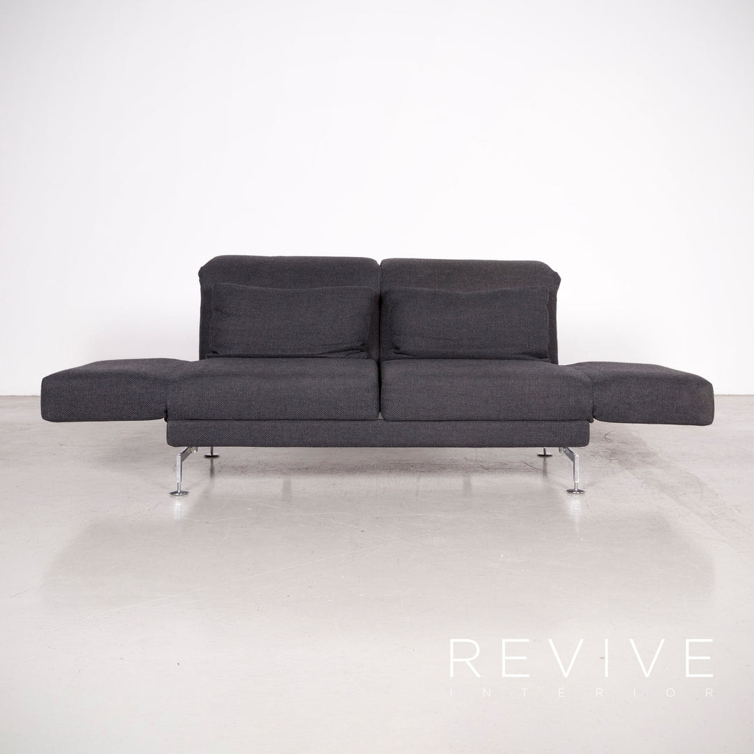 Brühl Moule Designer Stoff Sofa Grau Dreisitzer Couch Funktion #7353