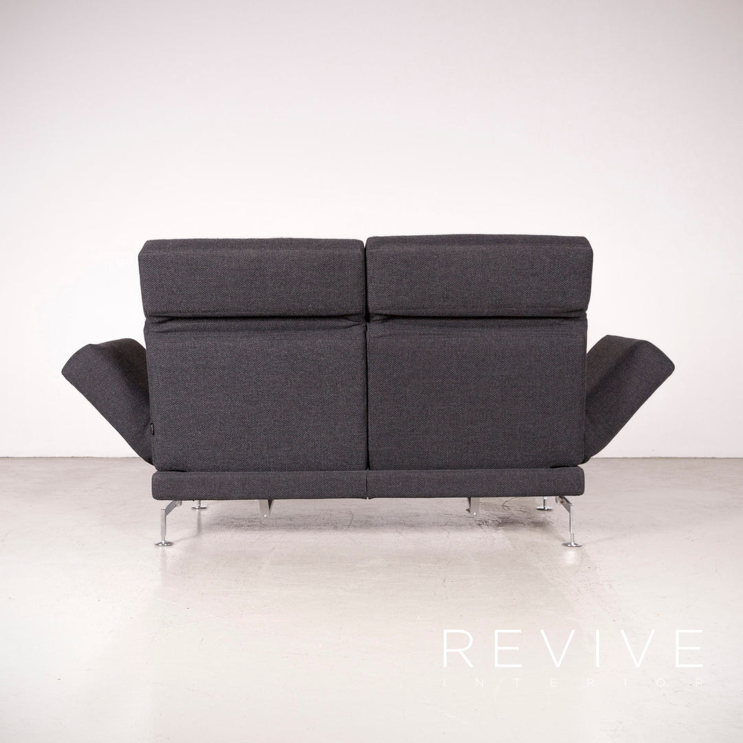 Brühl Moule Designer Stoff Sofa Grau Dreisitzer Couch Funktion #7353