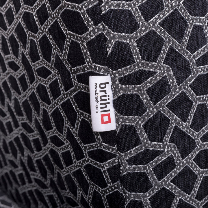 Brühl & Sippold Moule Designer Stoff Sofa Grau Zweisitzer Funktion Couch #7998