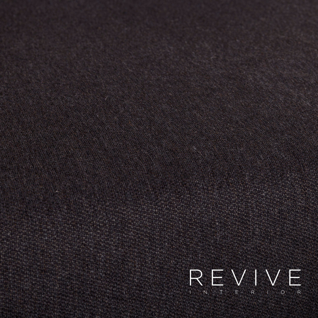 Brühl Moule Designer Stoff Sofa Grau Zweisitzer Couch Schlaffunktion #6117