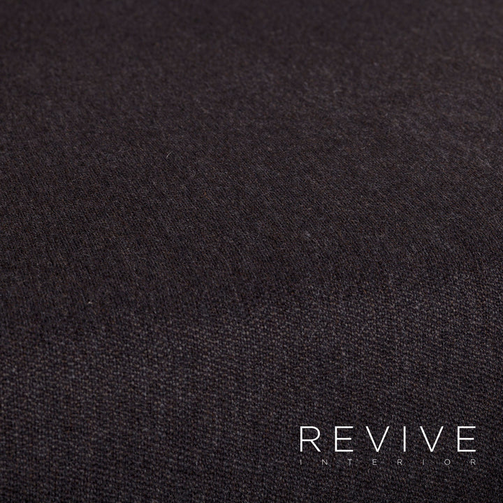 Brühl Moule Designer Stoff Sofa Grau Zweisitzer Couch Schlaffunktion #6117