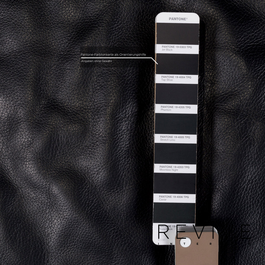 Brühl Moule Leder Ecksofa Schwarz Relaxfunktion Funktion Sofa Couch #13180