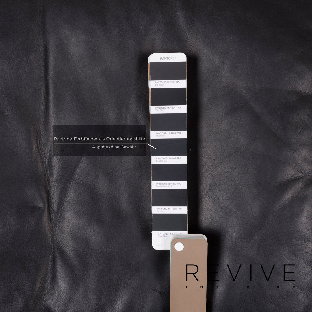 Brühl & Sippold Moule Leather Stool Black #13060