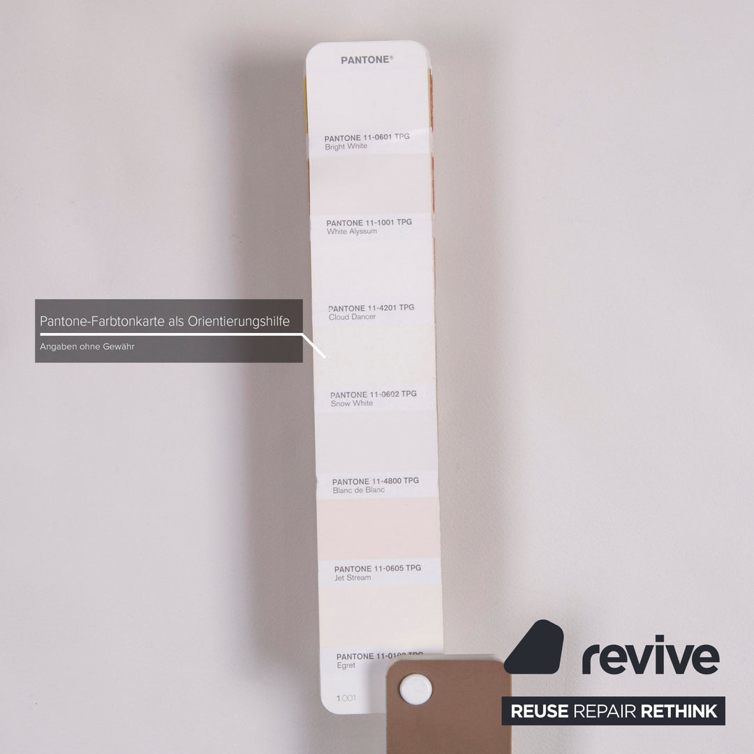 Brühl & Sippold Moule Leder Hocker Weiß #14960