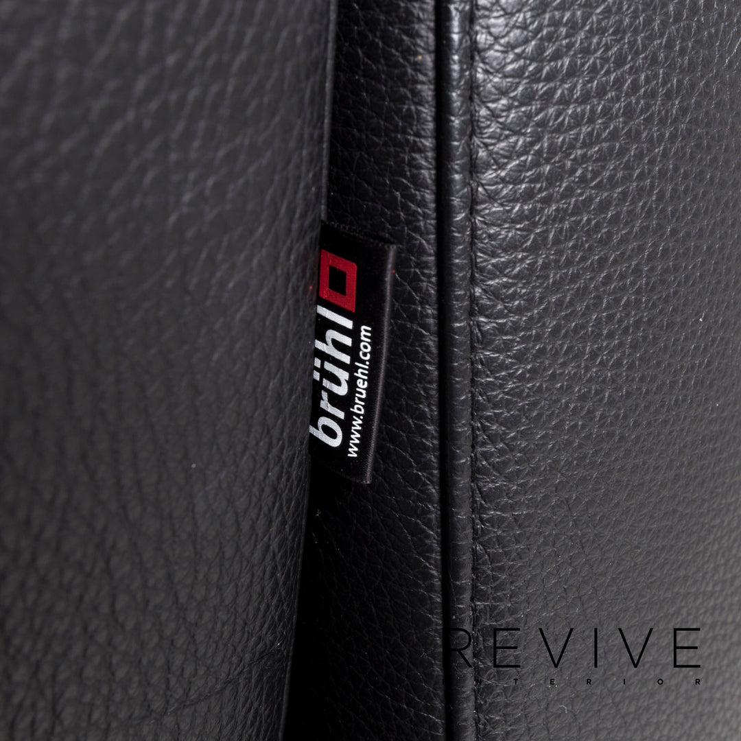 Brühl & Sippold Moule Leder Liege Schwarz Funktion Relaxfunktion #12901