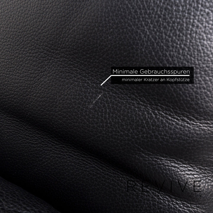 Brühl & Sippold Moule Leder Liege Schwarz Funktion Relaxfunktion #12901