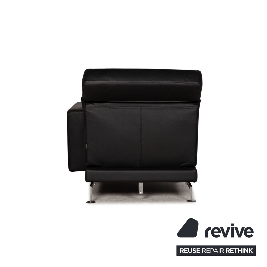 Brühl & Sippold Moule Leder Liege Schwarz Funktion Relaxfunktion