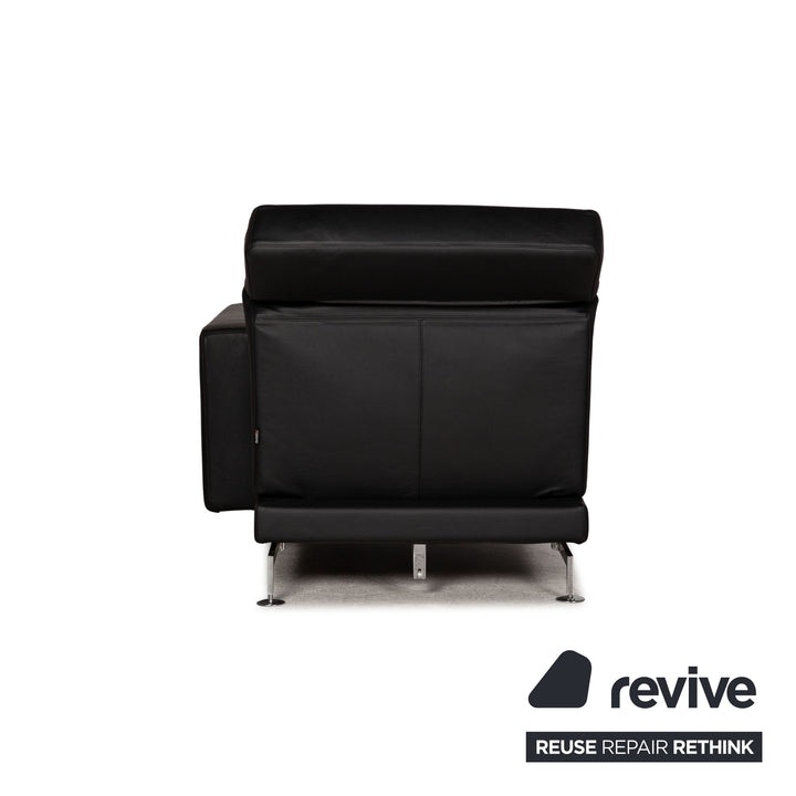 Brühl & Sippold Moule Leder Liege Schwarz Funktion Relaxfunktion