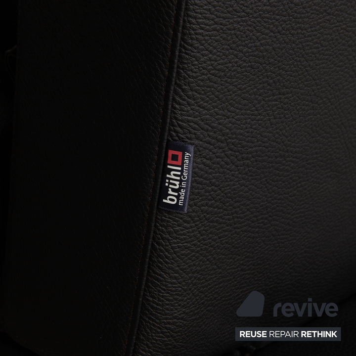 Brühl & Sippold Moule Leder Liege Schwarz Funktion Relaxfunktion
