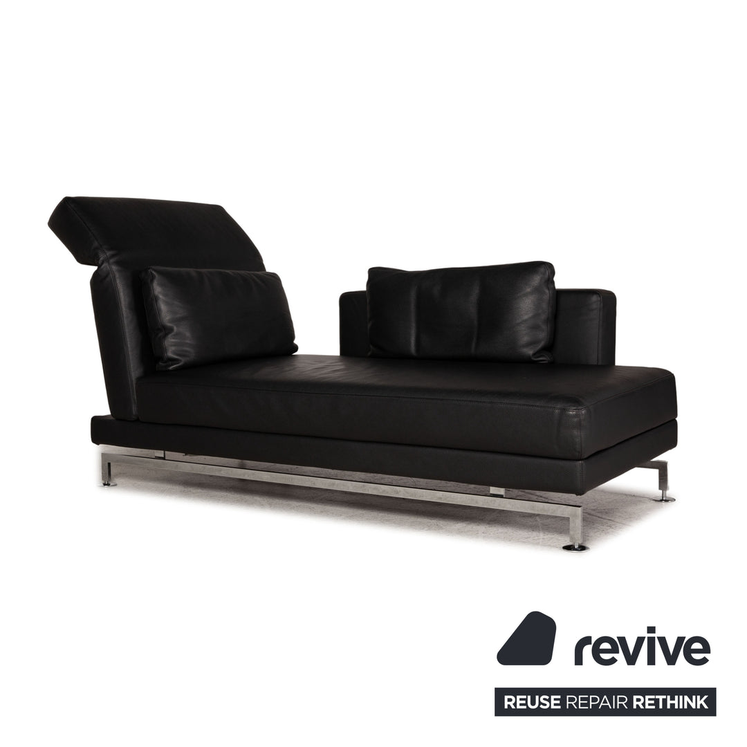 Brühl & Sippold Moule Leder Liege Schwarz Funktion Relaxfunktion