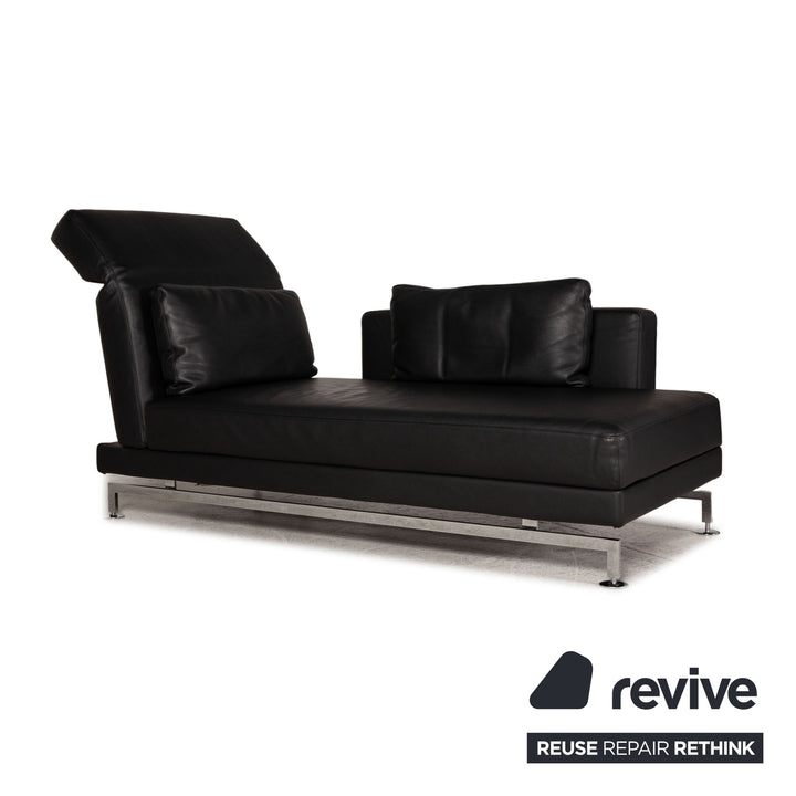 Brühl & Sippold Moule Leder Liege Schwarz Funktion Relaxfunktion