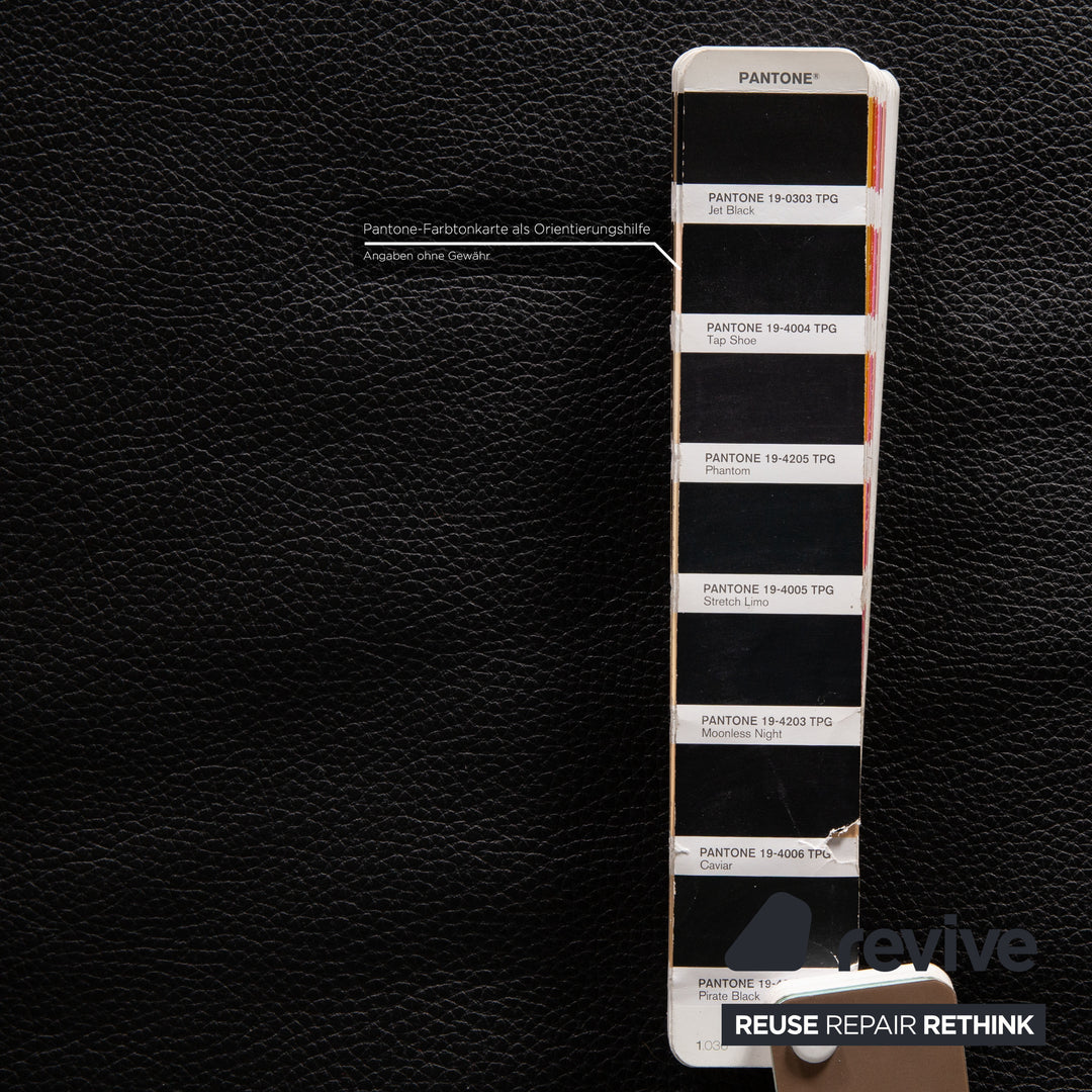 Brühl & Sippold Moule Leder Liege Schwarz Funktion Relaxfunktion