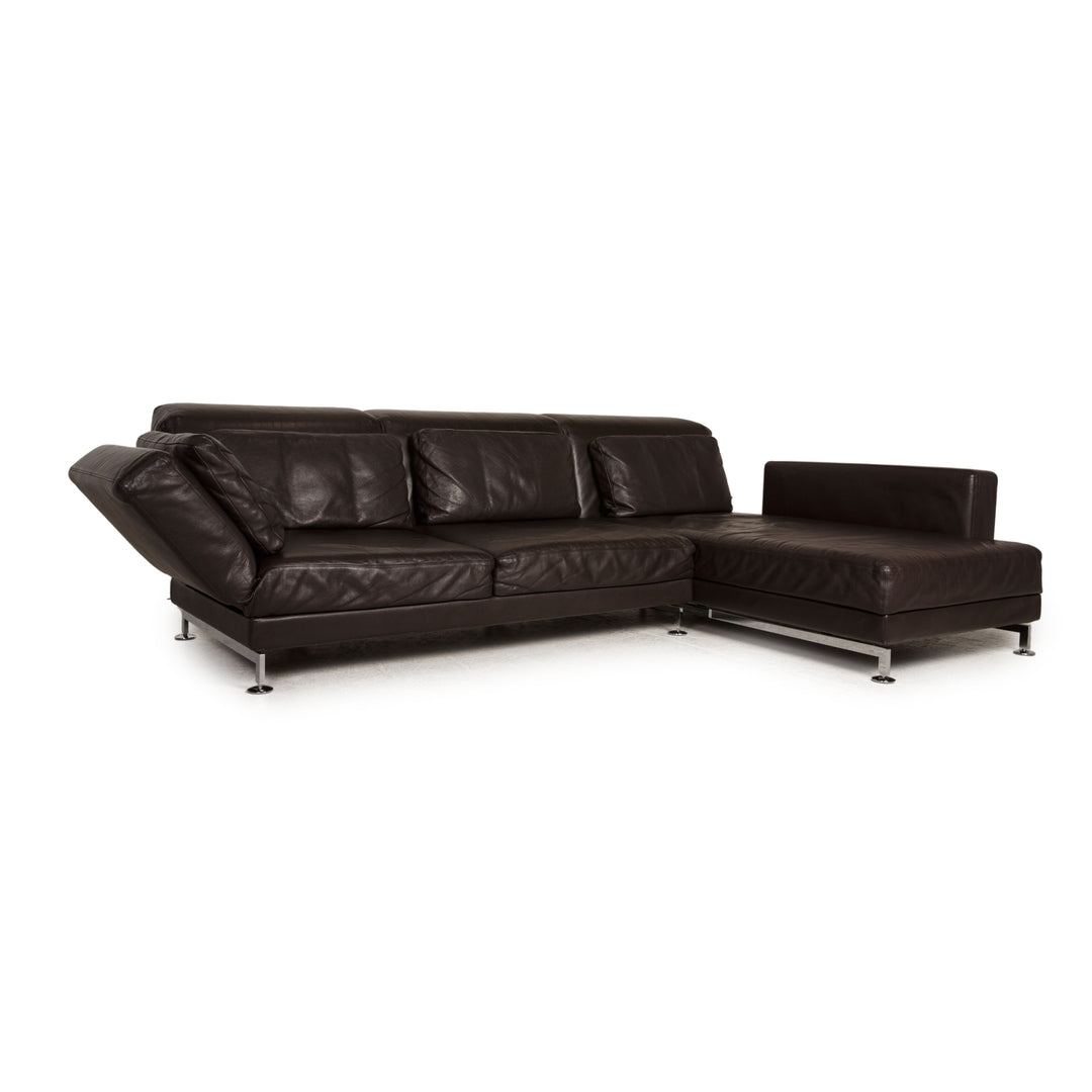 Brühl Moule Leder Sofa Braun Ecksofa Couch Funktion Relaxfunktion