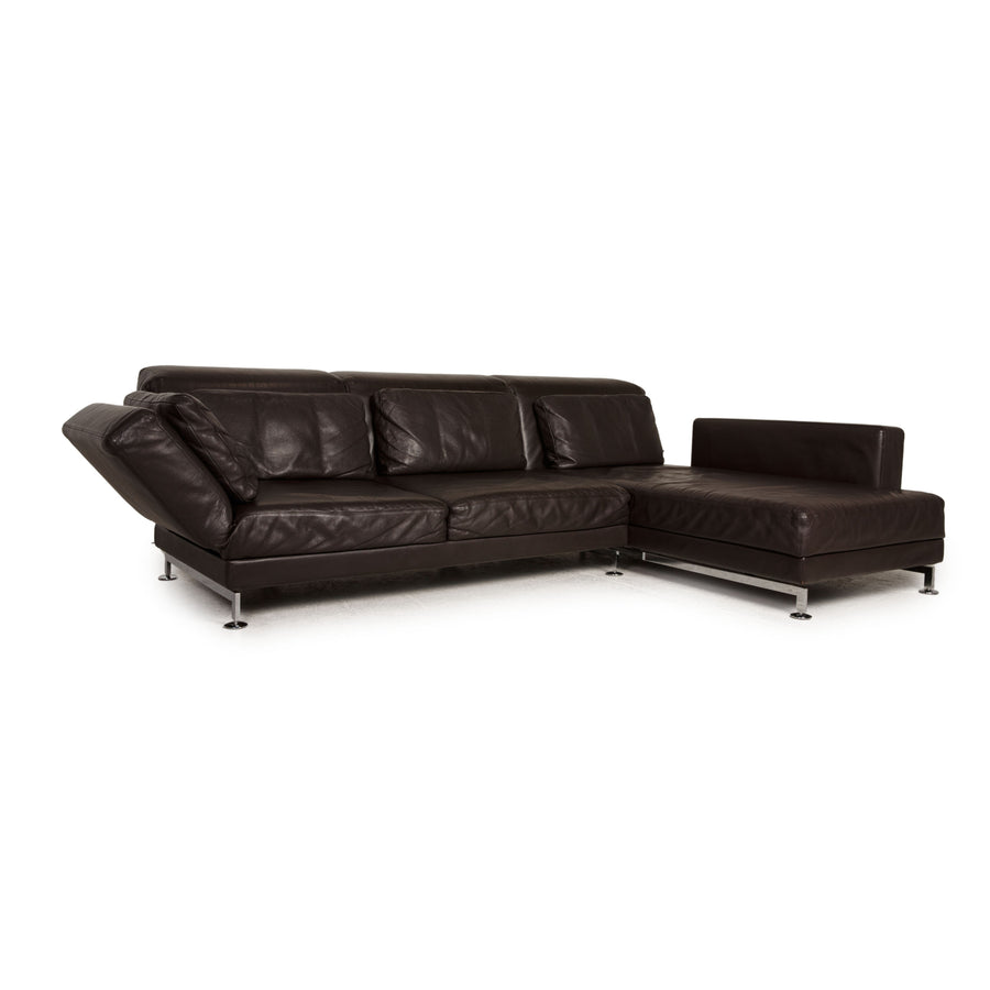 Brühl Moule Leder Sofa Braun Ecksofa Couch Funktion Relaxfunktion