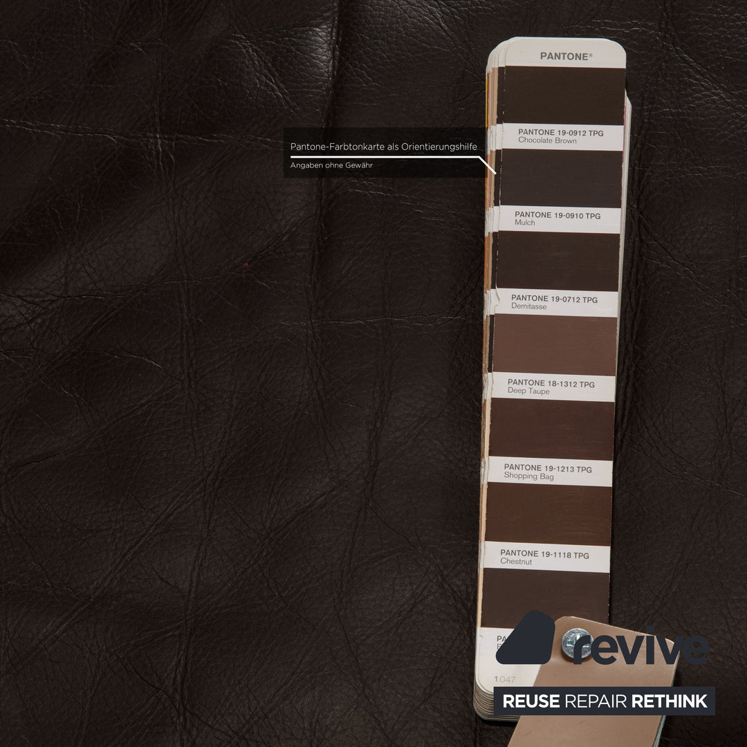 Brühl Moule Leder Sofa Braun Ecksofa Couch Funktion Relaxfunktion