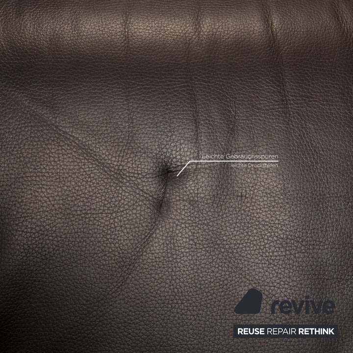 Brühl Moule Leder Sofa Braun Ecksofa Couch Funktion Relaxfunktion