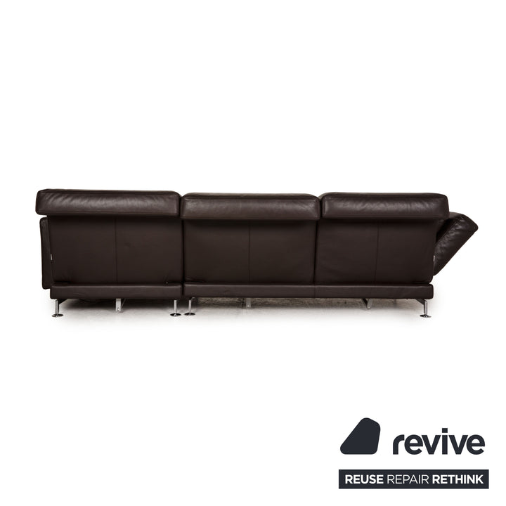 Brühl Moule Leder Sofa Braun Ecksofa Couch Funktion Relaxfunktion