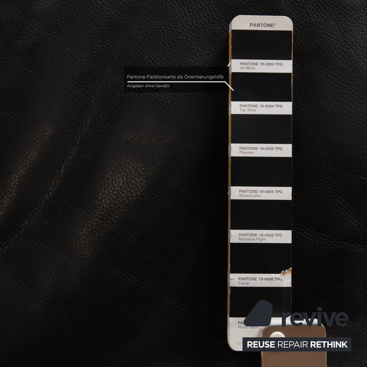 Brühl Moule Leder Sofa Schwarz Ecksofa Couch Funktion