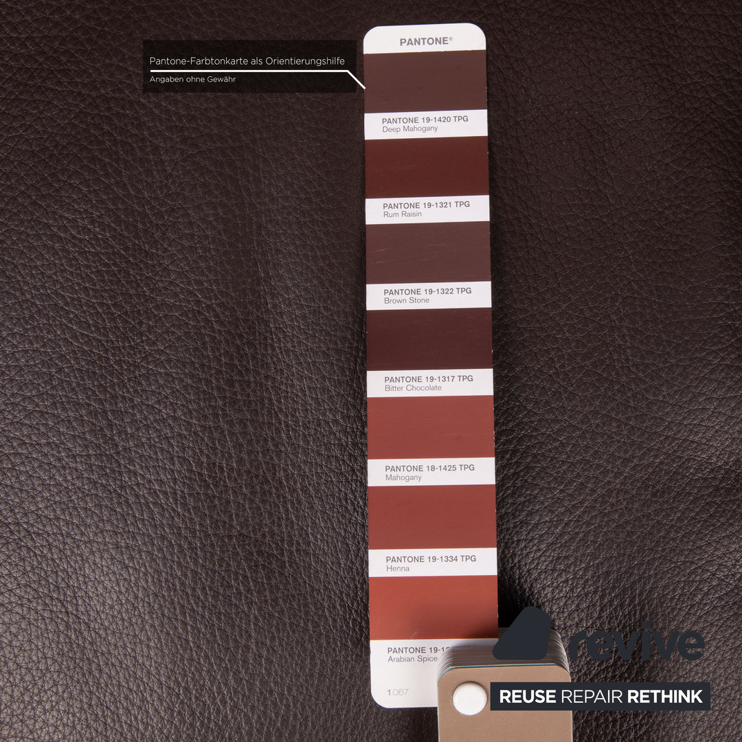 Brühl Moule Leder Sofa Braun Ecksofa Couch Funktion Relaxfunktion