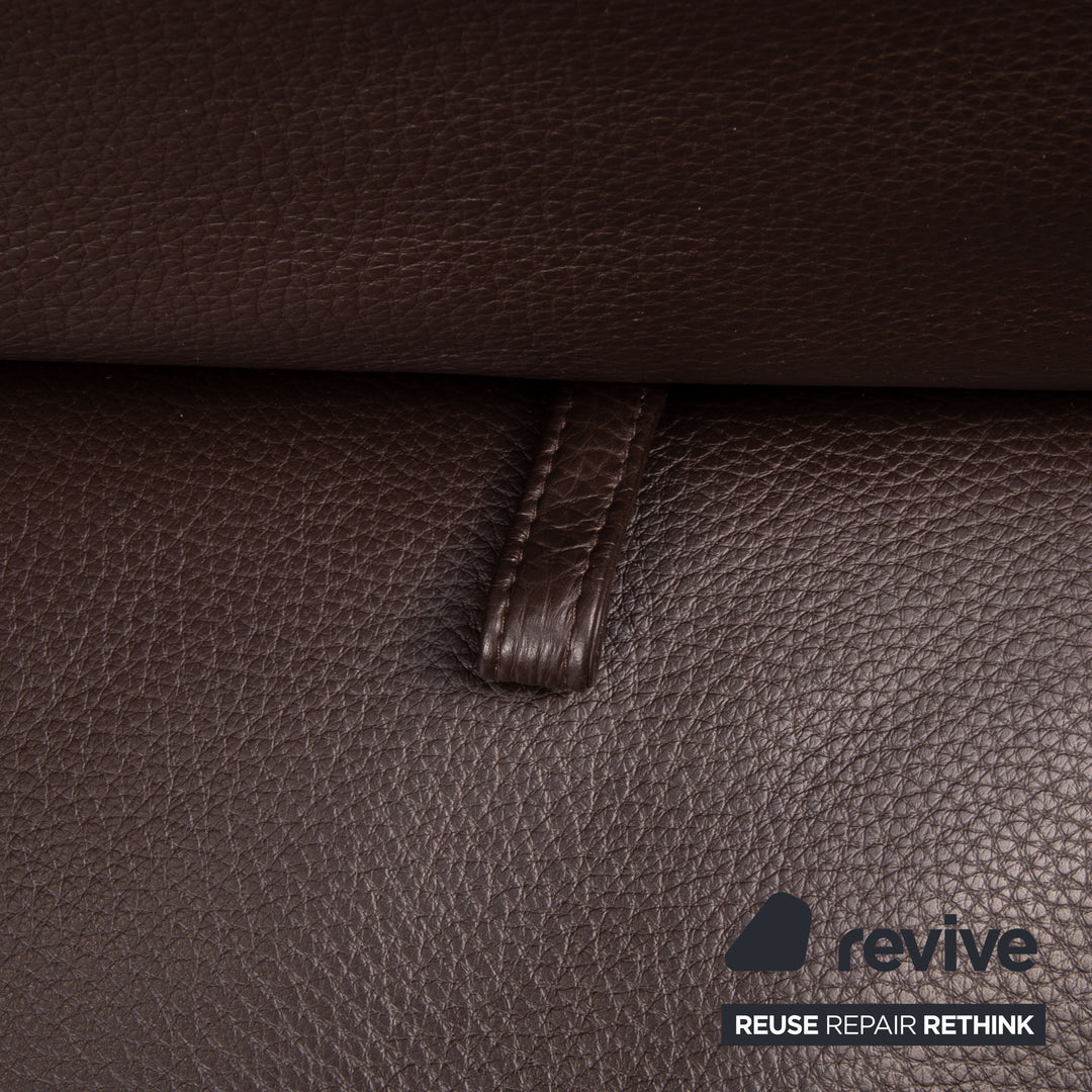 Brühl Moule Leder Sofa Braun Ecksofa Couch Funktion Relaxfunktion