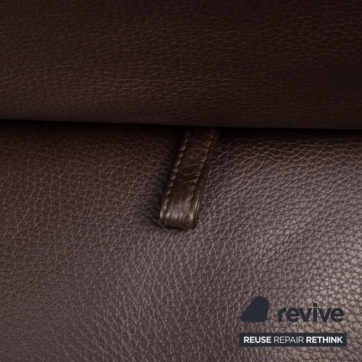 Brühl Moule Leder Sofa Braun Ecksofa Couch Funktion Relaxfunktion