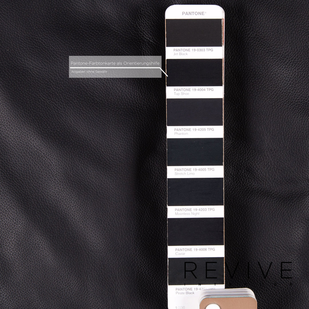 Brühl Moule Leder Sofa Schwarz Schlafsofa Relaxfunktion Funktion Schlaffunktion #14216