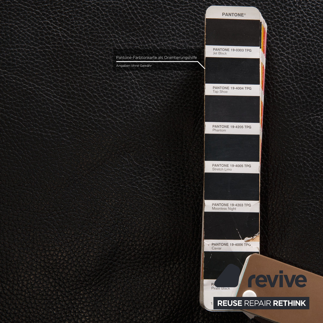 Brühl Moule Leder Sofa Schwarz Zweisitzer Couch Funktion