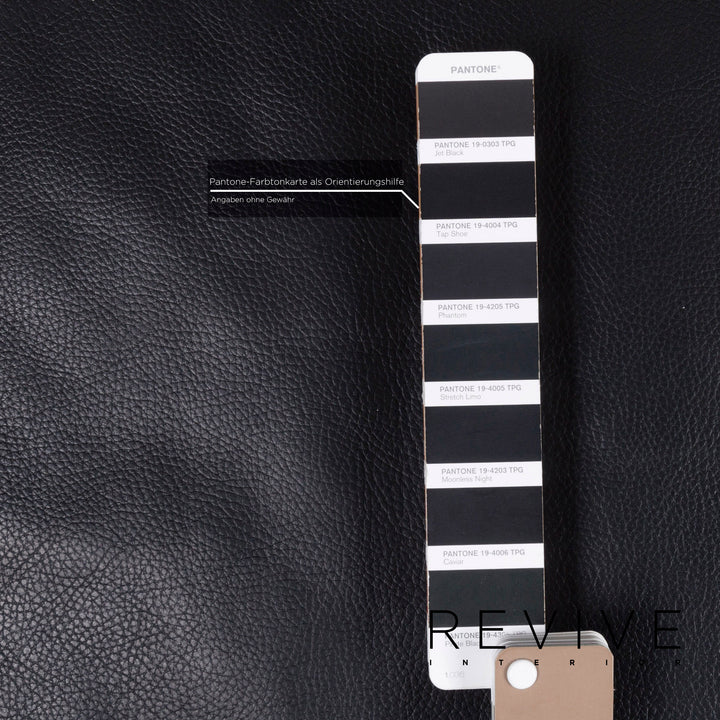 Brühl Moule Leder Sofa Schwarz Zweisitzer Funktion Schlaffunktion Relaxfunktion Schlafsofa Couch #12537