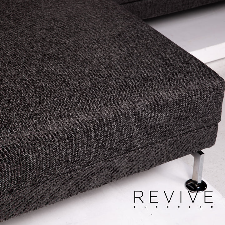 Brühl Moule Stoff Ecksofa Grau Sofa Relaxfunktion Funktion Couch #14300