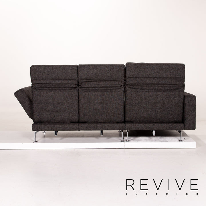 Brühl Moule Stoff Ecksofa Grau Sofa Relaxfunktion Funktion Couch #14300