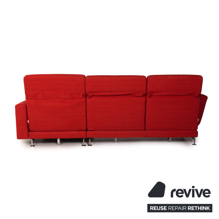 Brühl & Sippold Moule Stoff Ecksofa Rot Funktion Relaxfunktion Couch