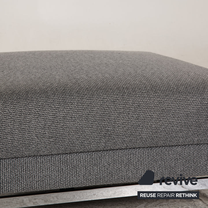 Brühl & Sippold Moule Stoff Hocker Grau