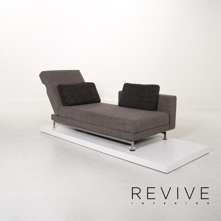 Brühl & Sippold Moule Stoff Liege Grau Relaxliege Schlaffunktion #13302