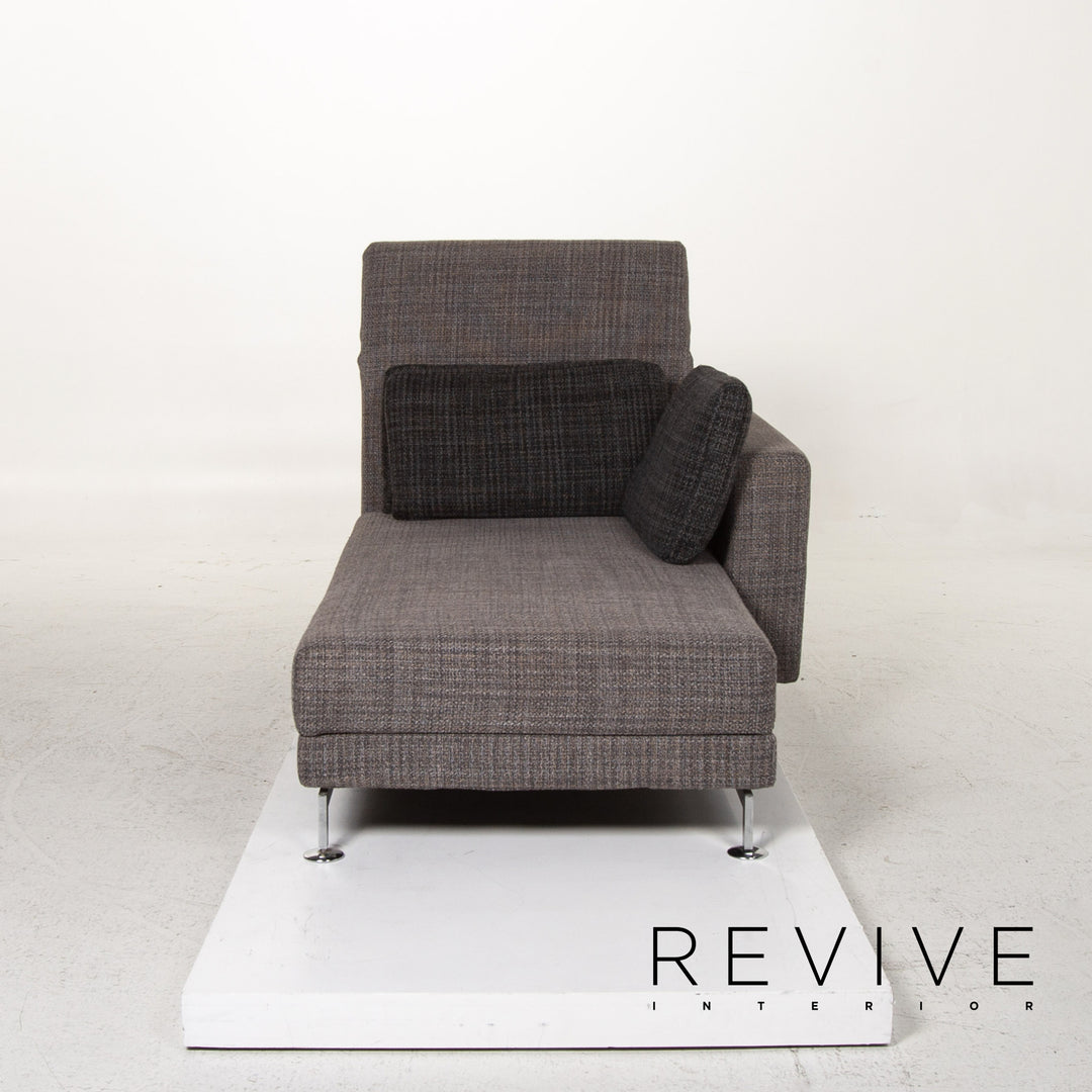 Brühl & Sippold Moule Stoff Liege Grau Relaxliege Schlaffunktion #13302