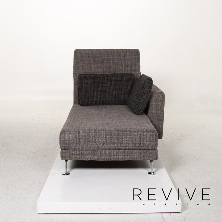 Brühl & Sippold Moule Stoff Liege Grau Relaxliege Schlaffunktion #13302