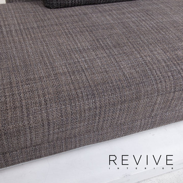 Brühl & Sippold Moule Stoff Liege Grau Relaxliege Schlaffunktion #13302