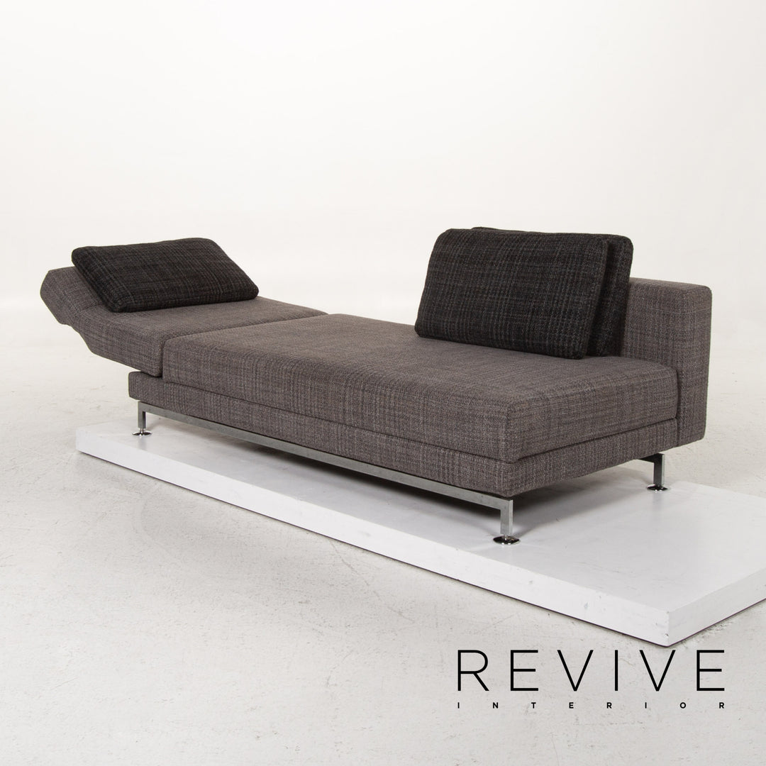 Brühl & Sippold Moule Stoff Liege Grau Relaxliege Schlaffunktion #13302