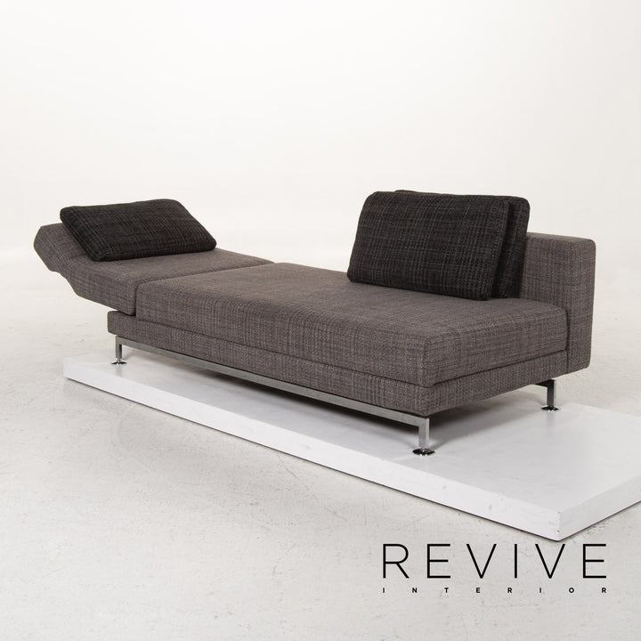 Brühl & Sippold Moule Stoff Liege Grau Relaxliege Schlaffunktion #13302