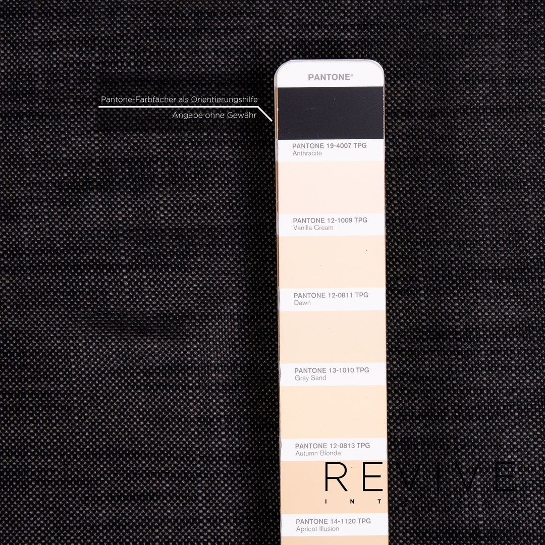 Brühl & Sippold Moule Stoff Sofa Anthrazit Grau Zweisitzer Schlafsofa Relaxfunktion Funktion Schlaffunktion #14222