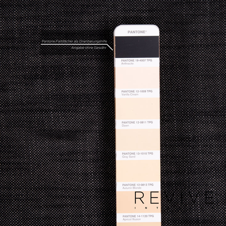 Brühl & Sippold Moule Stoff Sofa Anthrazit Grau Zweisitzer Schlafsofa Relaxfunktion Funktion Schlaffunktion #14222