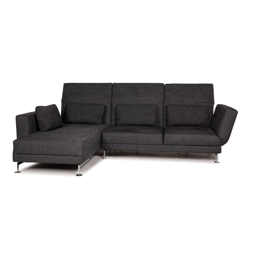 Brühl Moule Stoff Sofa Grau Ecksofa Funktion Liegefunktion Couch