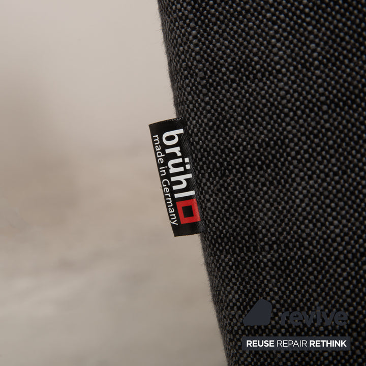 Brühl Moule Stoff Sofa Grau Ecksofa Funktion Liegefunktion Couch