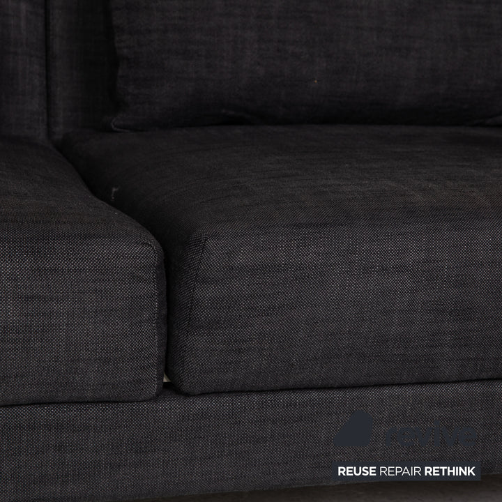 Brühl Moule Stoff Sofa Grau Ecksofa Funktion Liegefunktion Couch