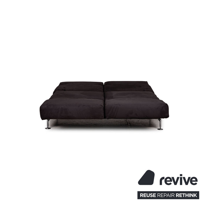 Brühl & Sippold Moule Stoff Sofa Grau Zweisitzer Couch Funktion Schlaffunktion