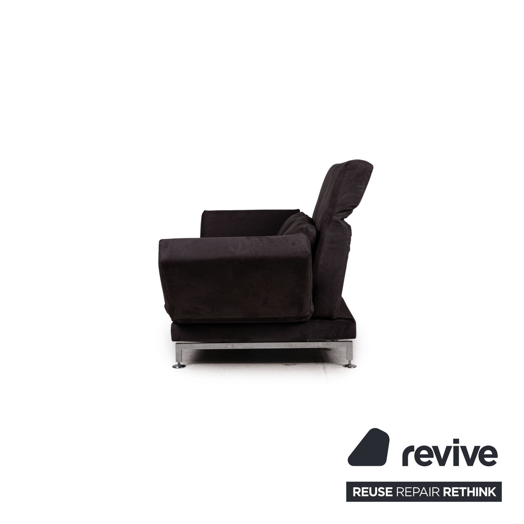 Brühl Moule Stoff Sofa Grau Zweisitzer Funktion Relaxfunktion #14452