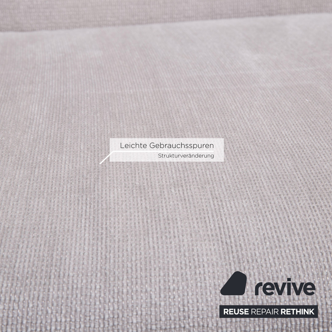 Brühl Moule Stoff Sofa Grau Zweisitzer Couch Funktion Schlaffunktion