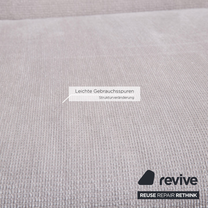 Brühl Moule Stoff Sofa Grau Zweisitzer Couch Funktion Schlaffunktion