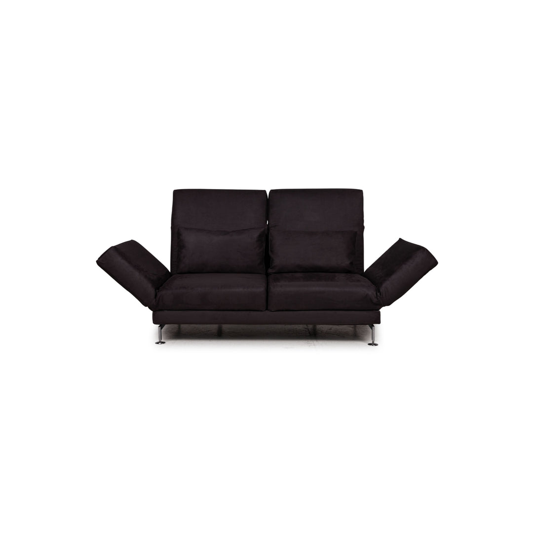 Brühl Moule Stoff Sofa Grau Zweisitzer Funktion Relaxfunktion #14452